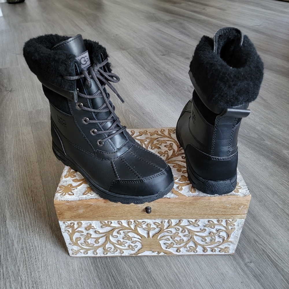 UGG Kid's Butte II Waterproof Leather Boot